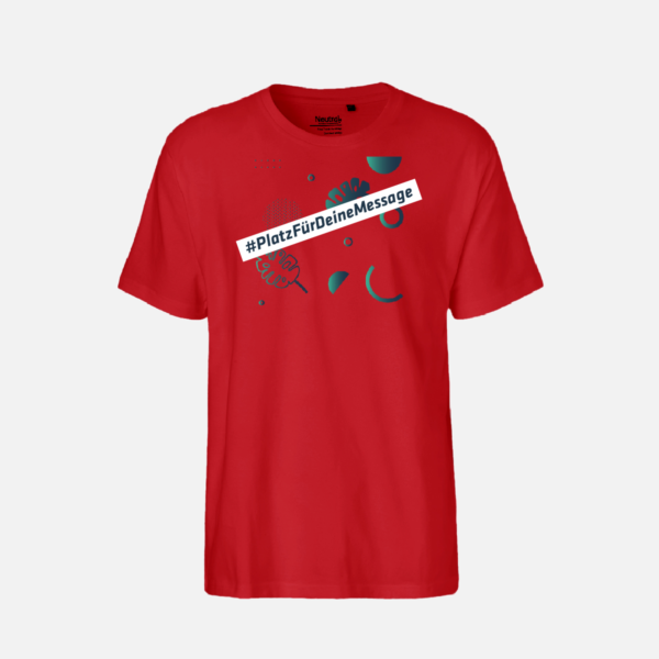 Männer T-Shirt mit deinem Motiv in rot